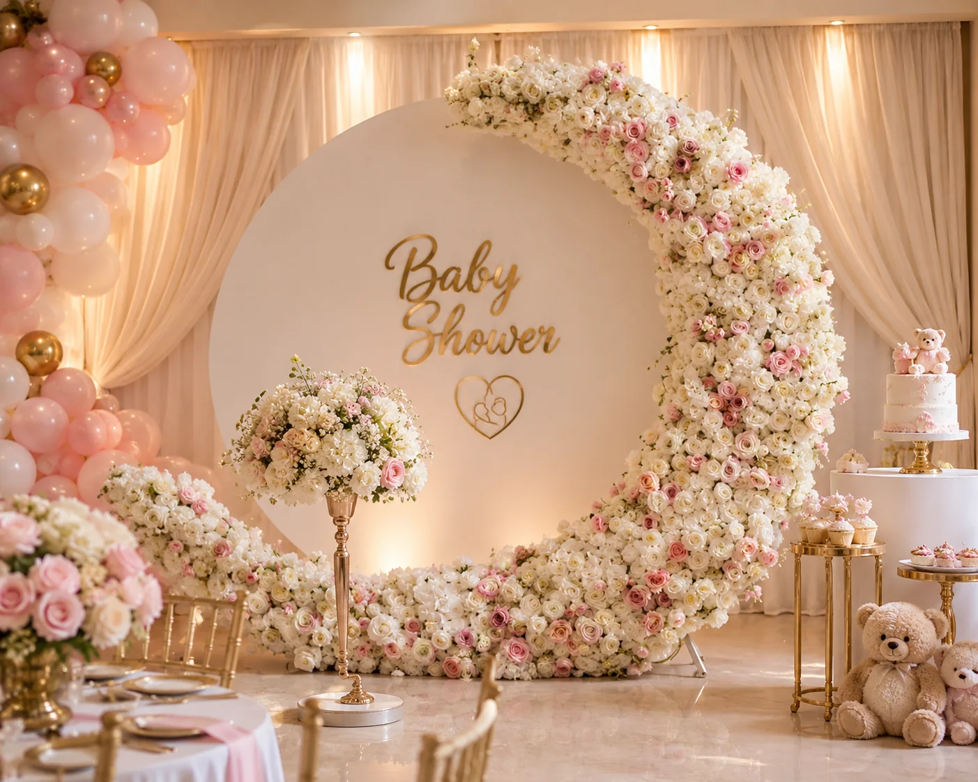 Baby shower circle