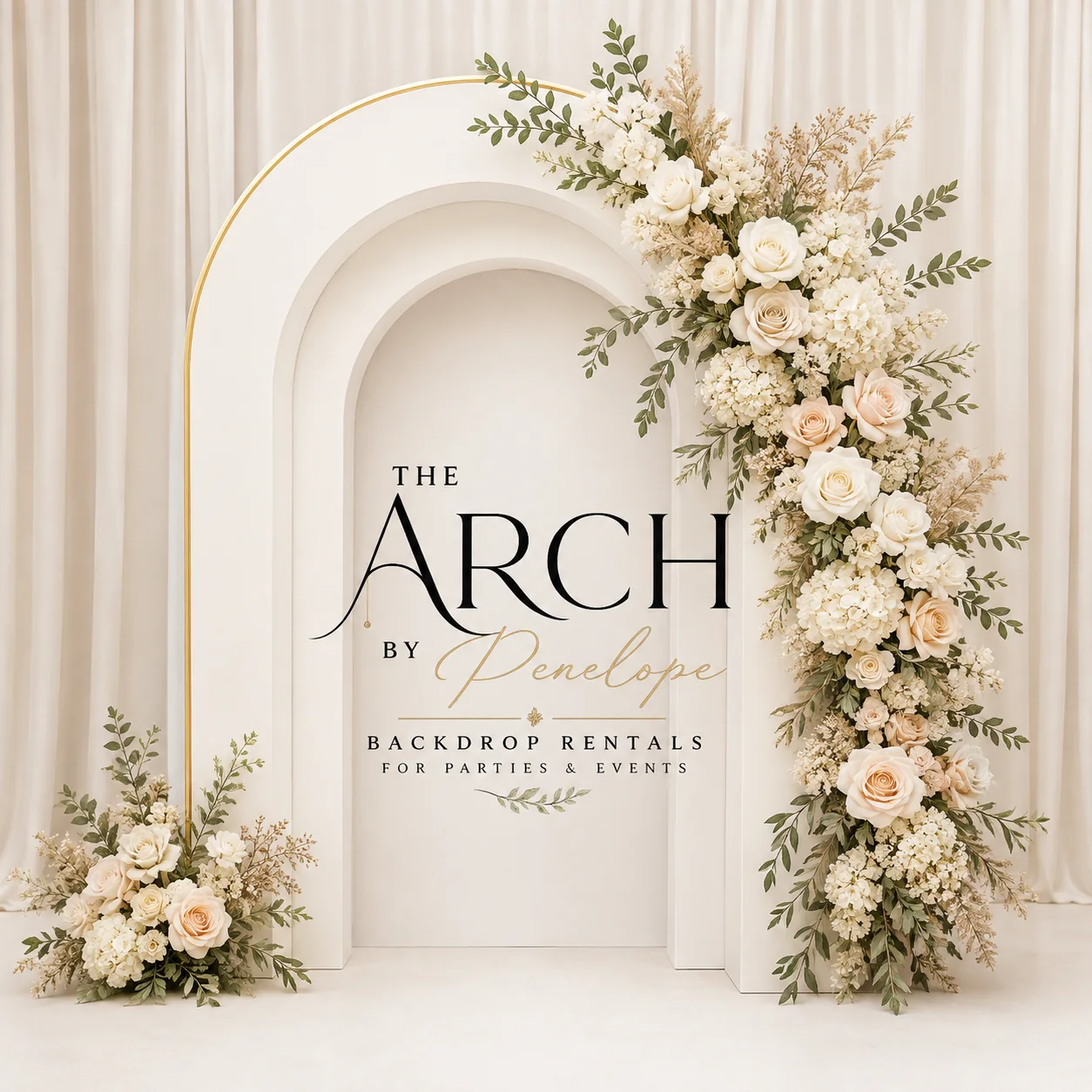Signature Arch by Penelope backdrop